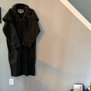 Men's Black Trench Coat